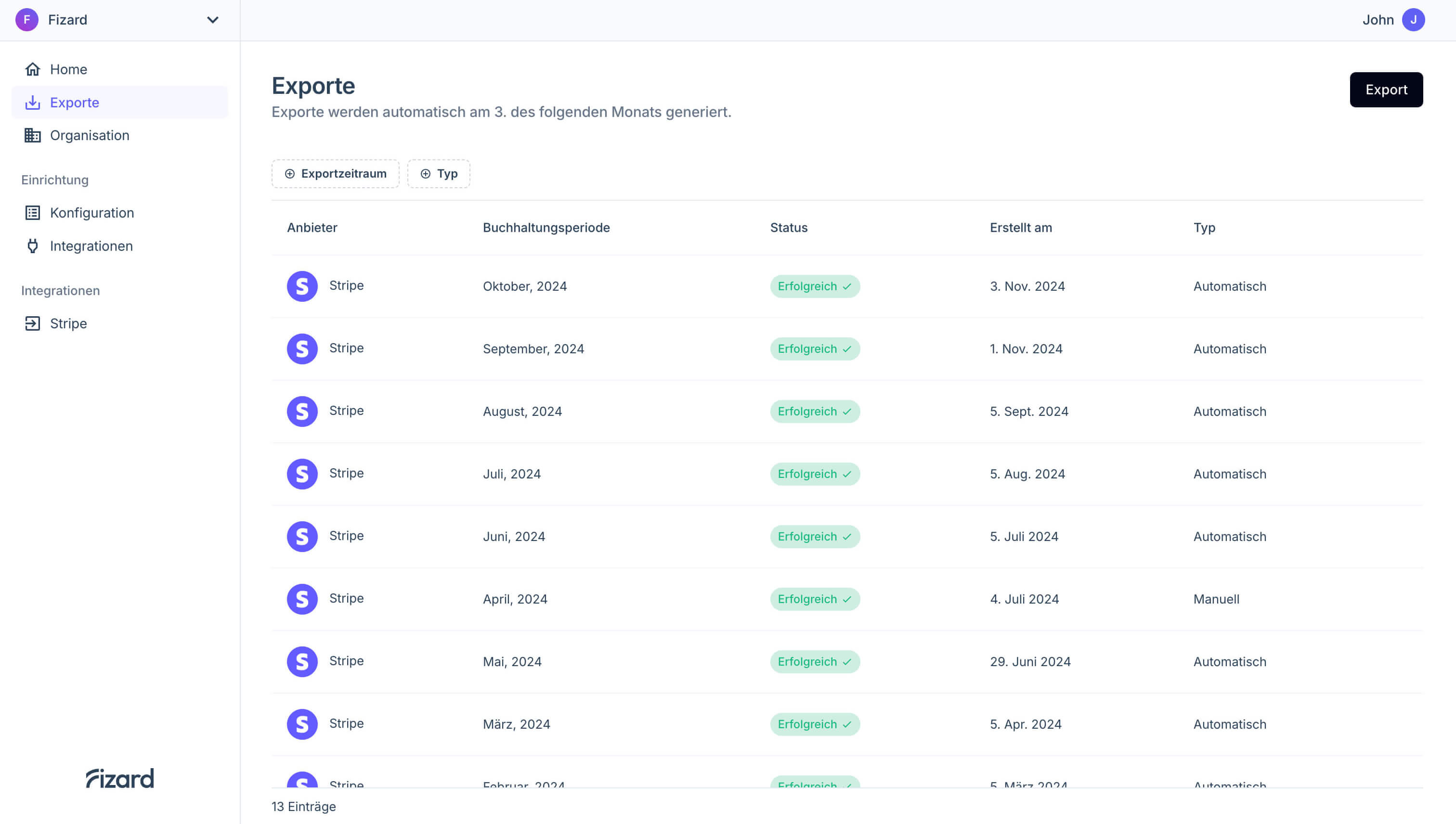 Stripe Integration